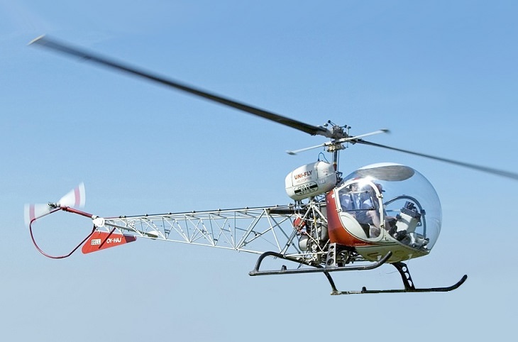 10 most famous and important helicopters in human history, The Bell 47, the Helicopter First Certified for Use by Civilians