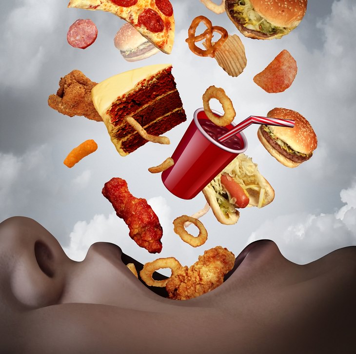 highly processed foods, unhealthy