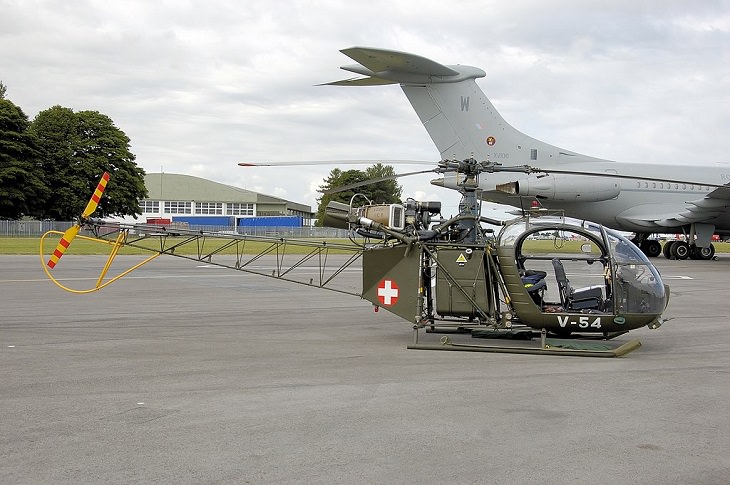 10 most famous and important helicopters in human history, Aerospatiale SA-313 Alouette II, The First Helicopter Made With a Jet Engine