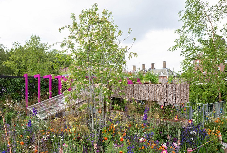 Winning Entries in the 2019 RHS Chelsea Flower Show and Garden Show in London, Space to Grow Gardens, The Montessori Centenary Children’s Garden, commemorating 100 years of Montessori in the UK
