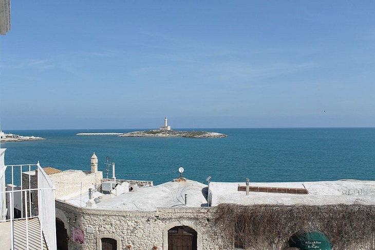 Beautiful monuments, cathedrals, beaches and other sights found in the hidden tourist haven of Vieste, a town and comune in southeast Italy, The Lighthouse of Vieste