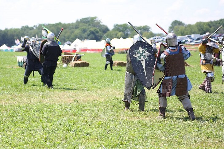 Unusual, weird differemt Sports from around the world, SCA Armored Combat, Europe