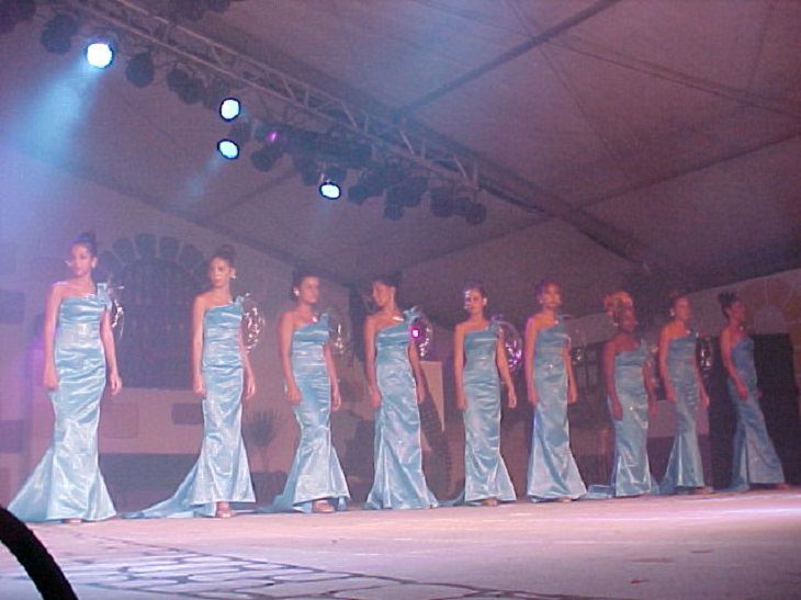 Beautiful sights, beaches, geological formations and cultural activities of Fuerteventura, the oldest and second largest of the Canary Islands, Competing Candidates for the Queen of the Rose Festival