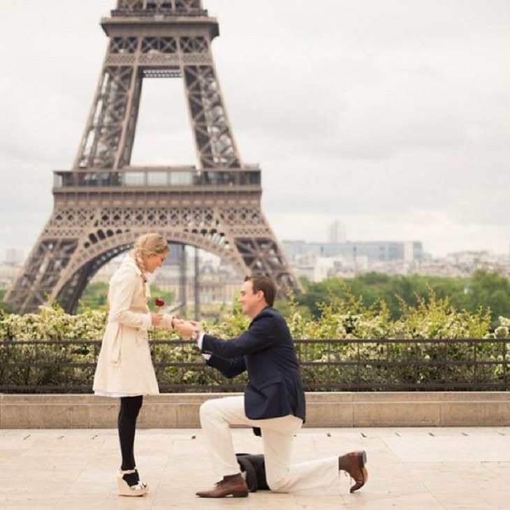 Beautiful and romantic wedding proposals made around the world