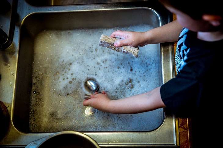  dishwasher, handwashing 