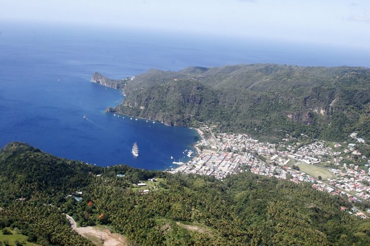 Beaches, festivals, cultural celebrations, world heritage sites, mountains, nature and wildlife, and other must see sights in Saint Lucia, windward islands, caribbean sea, Soufrière Bay