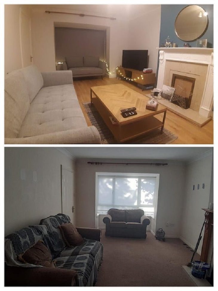 Before and After photographs of incredible budget and DIY home renovations