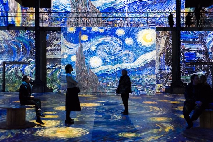 10 best works of art inspired by technology of 2019, Starry Night Exhibition By Culturespaces