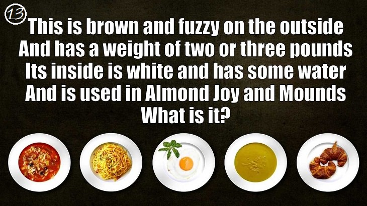 Fun clever riddles about food items