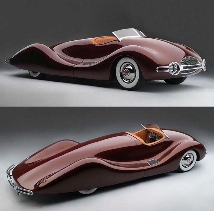 Unique, strange, bizarre and weirdly designed cars from major car companies throughout history, 1948 Norman Timbs Special (Destroyed in 2018)