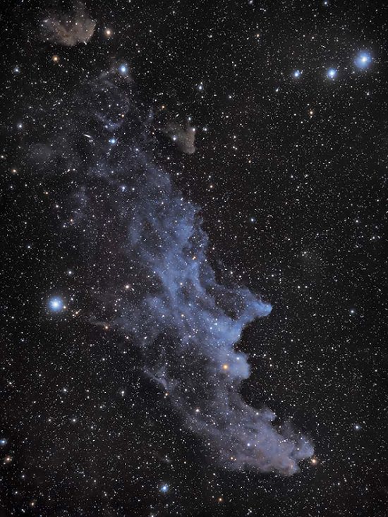 Shortlisted entries and finalists for the David Malin Awards in Astronomy photography, also known as astrophotography, held during the 2019 AstroFest of the Central West Astronomical Society, along with CSIRO, "The Witch Head Nebula in Eridanus", By Ross Giakoumatos, Category: Wide-Field