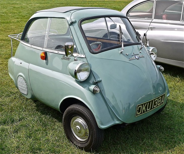 Unique, strange, bizarre and weirdly designed cars from major car companies throughout history, BMW Isetta