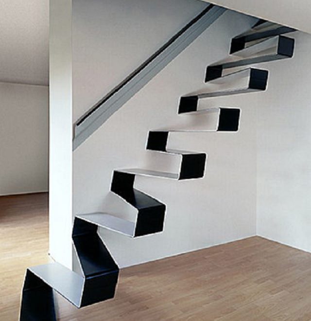 Unique and creative stair, staircase, stairwell designs for dream homes, The ribbon staircase by HSH Architecture