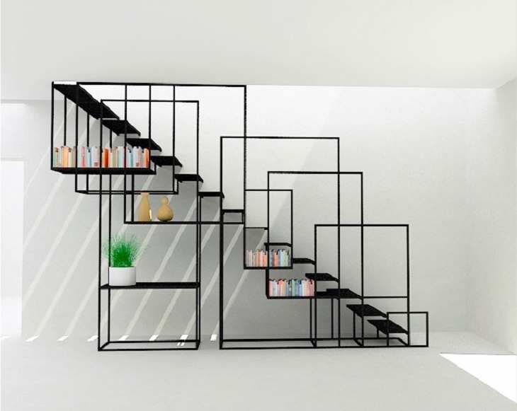 Unique and creative stair, staircase, stairwell designs for dream homes, Box section staircase