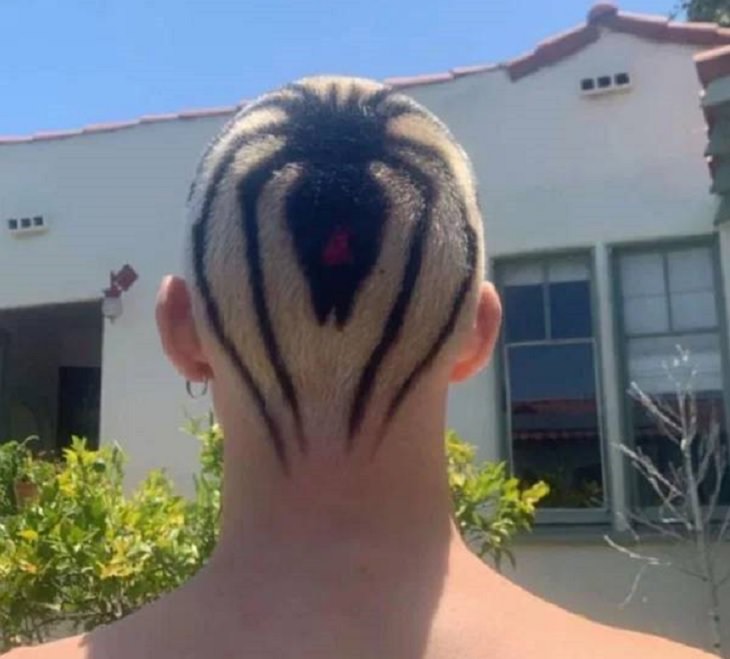 Bizarre and odd hairstyles, haircuts and hairdos