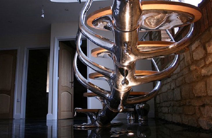 Unique and creative stair, staircase, stairwell designs for dream homes, Bespoke staircase by Philip Watts