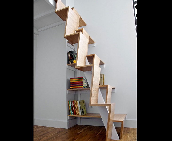 Unique and creative stair, staircase, stairwell designs for dream homes, M Lofts by nC2architecture