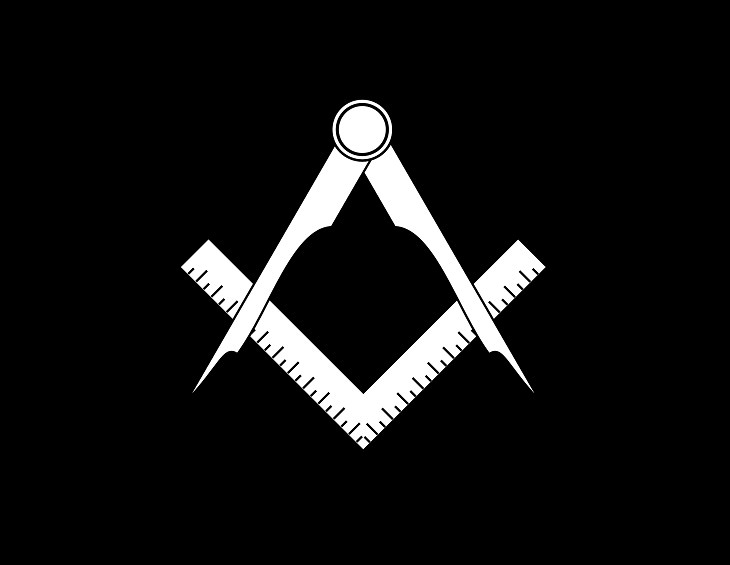 The origins, history and meanings of famous and well-known symbols and signs, masonic square, squares and compasses