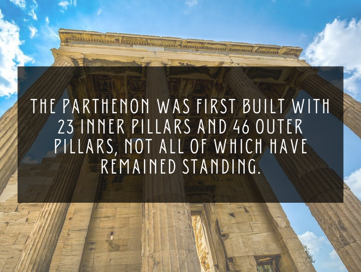 Interesting and lesser known facts about the Parthenon