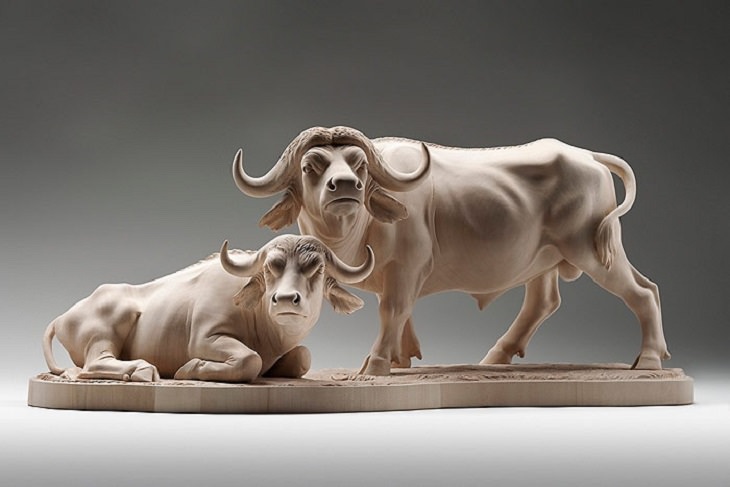 Animal Sculptures By Woodworker Guiseppe Rumerio