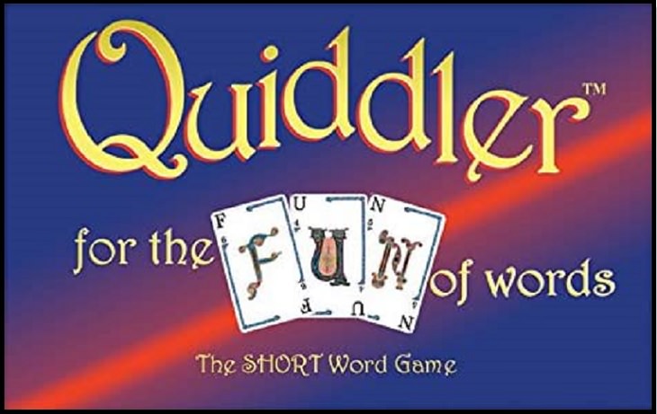 Fun word-play family board games with rhymes, puns and bad jokes, Quiddler: The Short Word Game