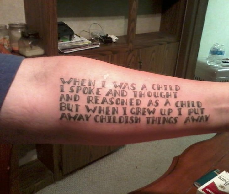 Funny, bad, weird and misspelled tattoos, tattoo fails