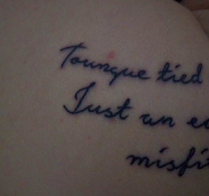 Funny, bad, weird and misspelled tattoos, tattoo fails