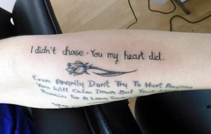 Funny, bad, weird and misspelled tattoos, tattoo fails