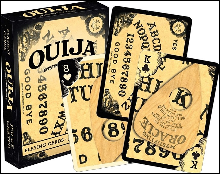 Beautiful, Bizarre, Funny, Unique and Custom-Designed Decks of Playing Cards, Ouija Playing Cards