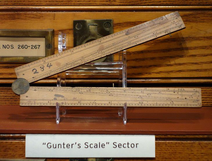 History of computing devices, Gunter’s Scale, Edmund Gunter