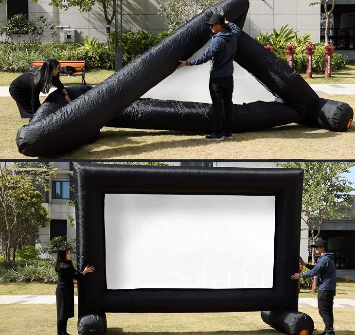 Ingenious and must-have garden gadgets, devices and items, Inflatable movie theater