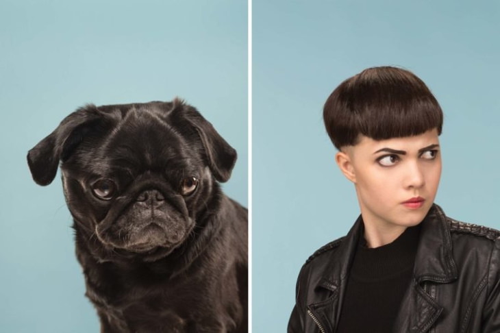 Photos of Dogs & Their Owners by Gerrard Gethings 