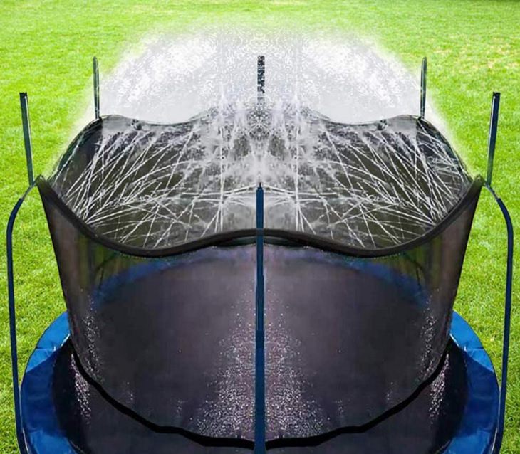 Ingenious and must-have garden gadgets, devices and items, The trampoline sprinkler