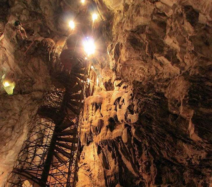 10 Most Beautiful Caves in the US Moaning Cavern, California