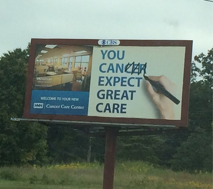 Hilarious, funny, weird, bizarre billboards