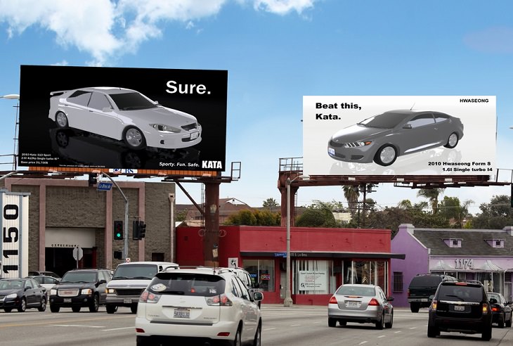 Hilarious, funny, weird, bizarre billboards