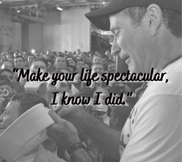 Beautiful, inspiring and funny quotes from comedian and actor Robin Williams, “Make your life spectacular, I know I did.”