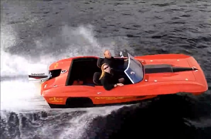 Unique and bizarre designs for boats, watercrafts, ships, yachts and other water vehicles, ’67 Corvette Stingray Jet Boat