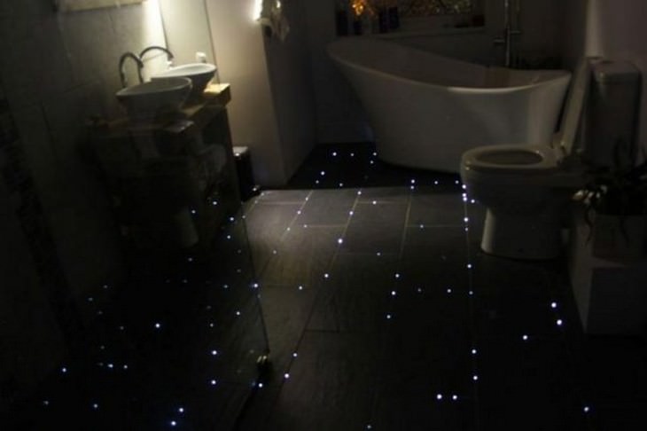 Outrageous Toilet Designs starry floor