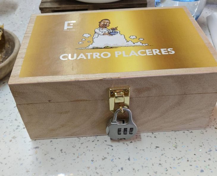 Hilariously creative replacements for plates, locked box with food