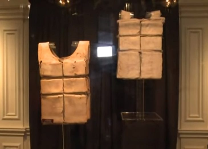 Highest valued items and memorabilia that survived the sinking of the RMS Titanic, lifejacket, $55,000 (£34,000 at the time)