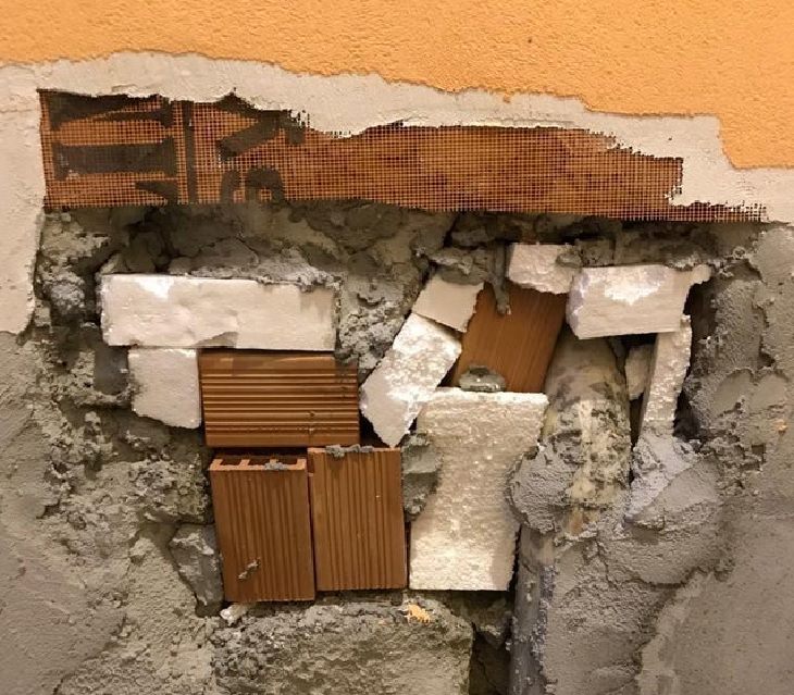 More hilarious construction fails and planning mistakes and errors, broken wall fixed with makeshift items