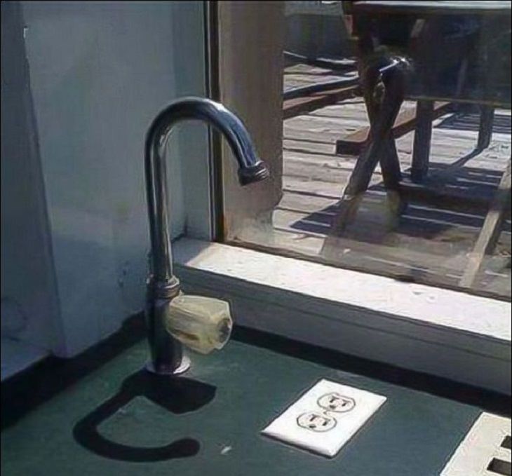 More hilarious construction fails and planning mistakes and errors, tap right beside an outlet