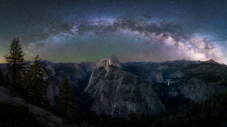 Fotografías nocturnas de Marcin Zajac el valle de Yosemite