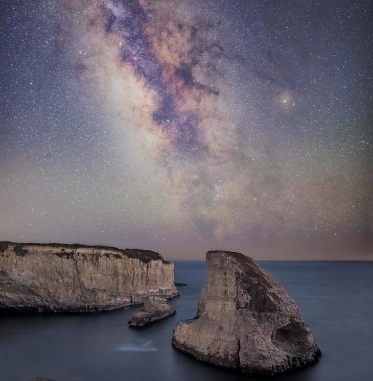 Fotografías nocturnas de Marcin Zajac Playa de Shark Fin Cove