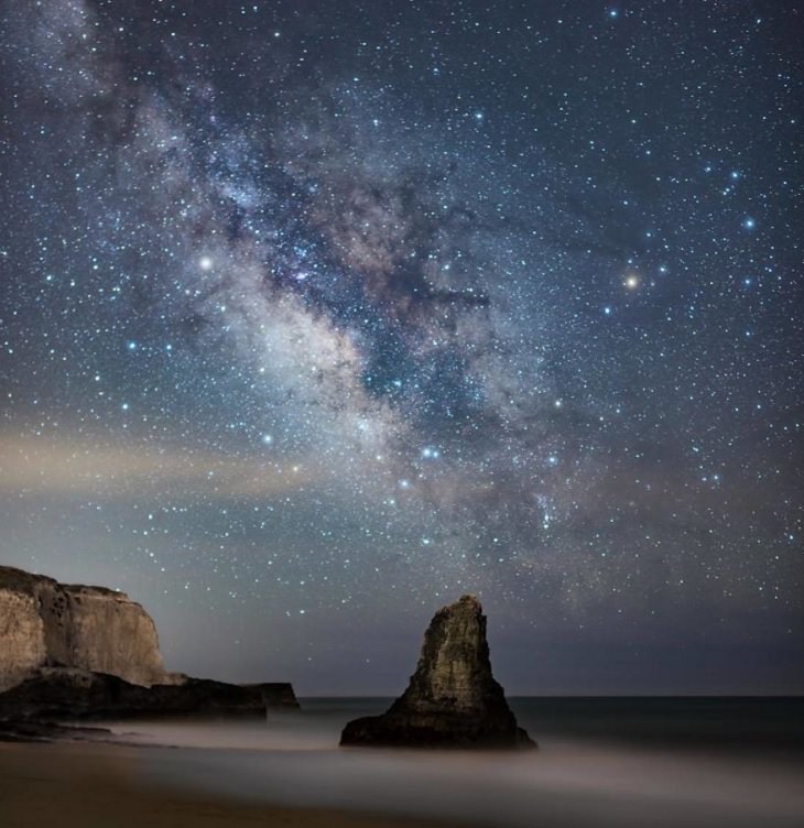 Fotografías nocturnas de Marcin Zajac Playa Davenport 