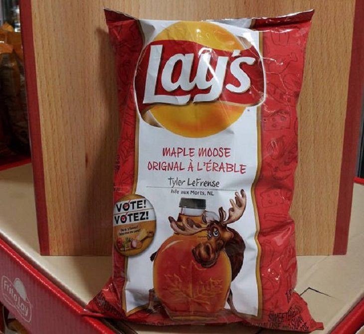 Hilarious pictures that could only be taken in Canada, Maple moose chips