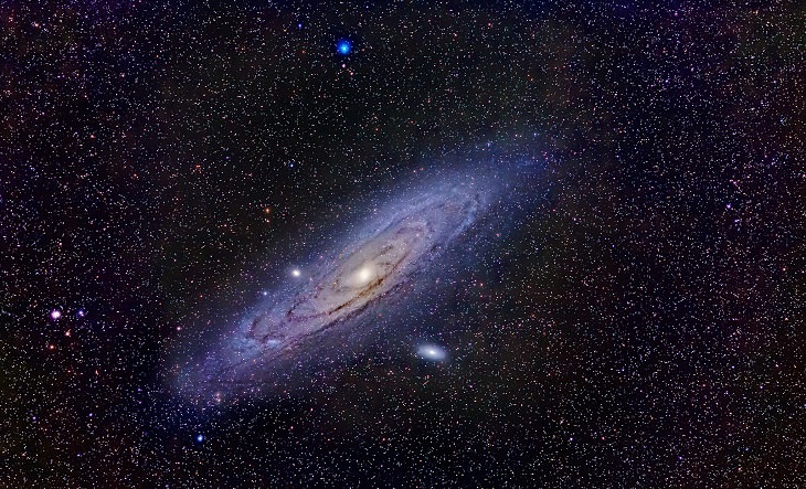 Photo gallery of the most unusual and strangely beautiful galaxies found in the universe and across space, The Andromeda Galaxy (M31, or NGC 224), the nearest galaxy to the Milky Way