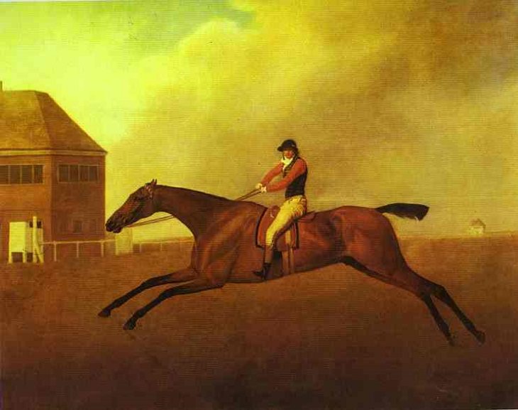 Best horse-inspired paintings by English artist George Stubbs who influenced 18th century romanticism, Baronet, 1794