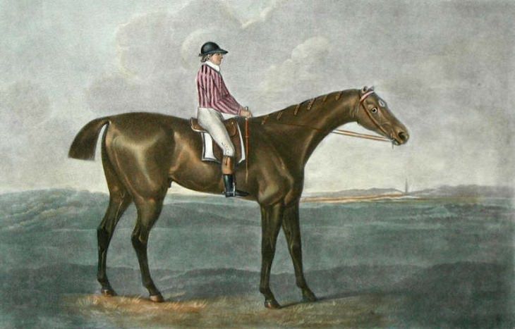 Best horse-inspired paintings by English artist George Stubbs who influenced 18th century romanticism, Skyscraper, 1790